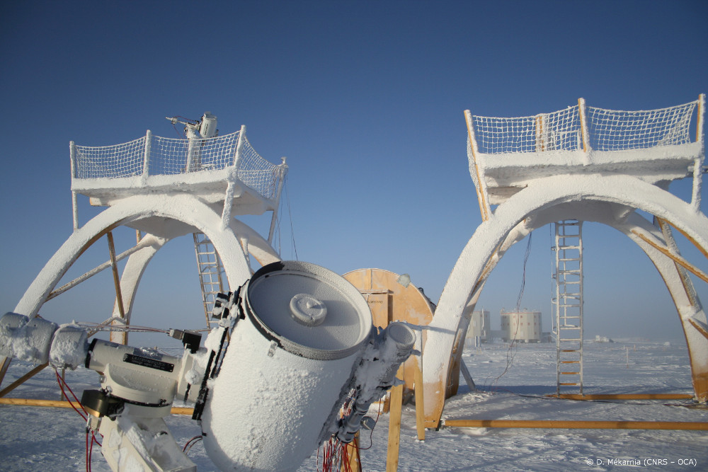 Plates-formes et instrumentation à Concordia © D. Mékarnia (CNRS – OCA)
