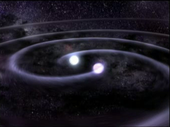 Coalescence d'un étoile binaire © NASA/Tod Strohmayer (GSFC)/Dana Berry (Chandra X-Ray Observatory)