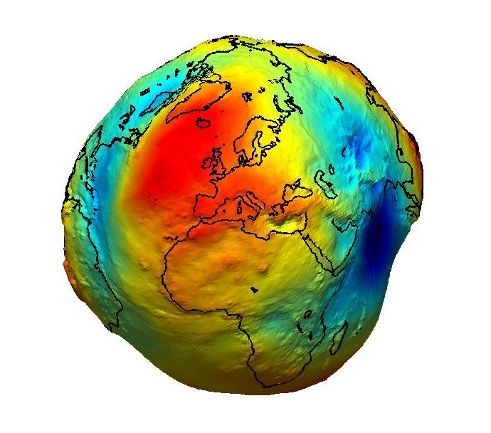 Géoïde © ESA Géoïde © ESA
