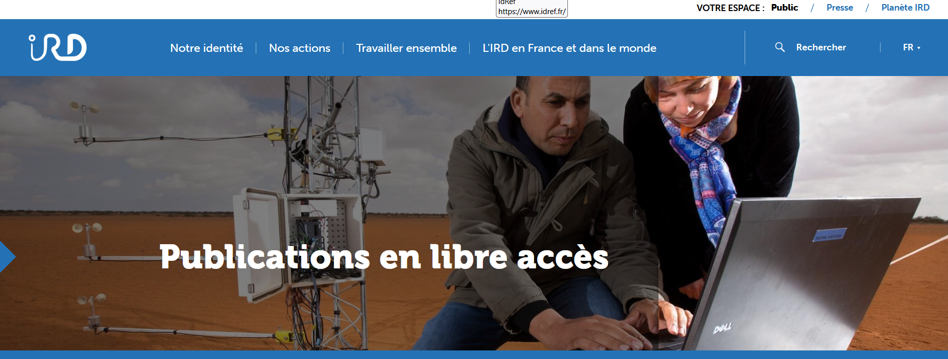 IRD LIBRE ACCES