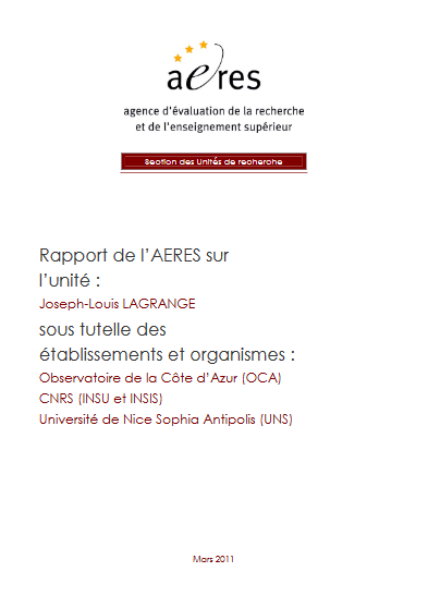 MESURER2023 45 Hceres rapport lagrange 2011